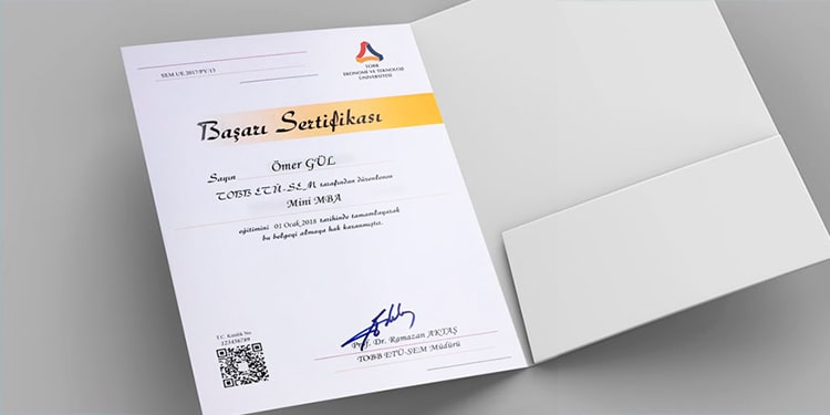 Mini MBA Sertifika Programı