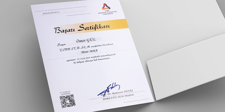 Mini MBA Sertifika Programı